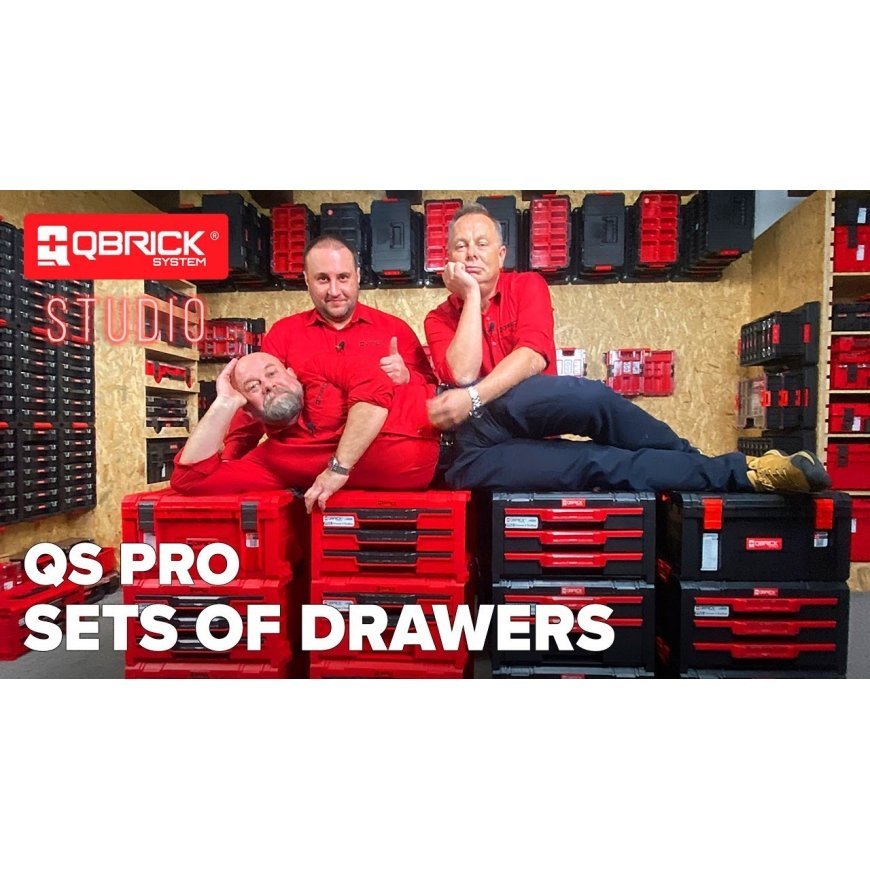 QBRICK SYSTEM PRO DRAWER WORKSHOP SET 3 RED ULTRA HD CUSTOM – 2