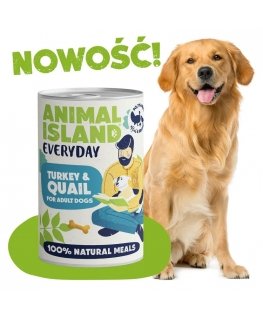 LOOMASAAR Everyday Türgi ja vutt - koera märgtoit - 400g