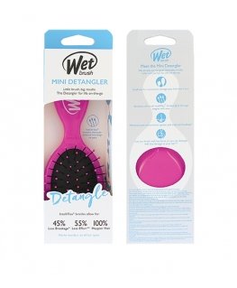 Wet Brush Mini Detangler Hair Brush Pink