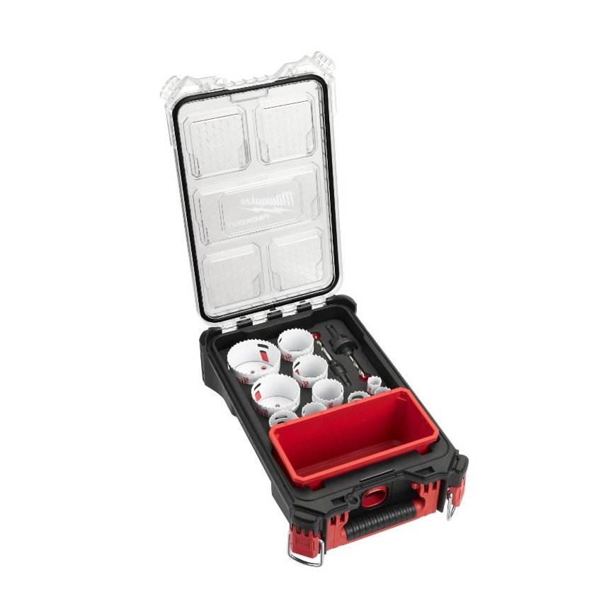 MILWAUKEE HOLE ZĀĢE KOMPLEKTS 12gab PACKOUT – 2