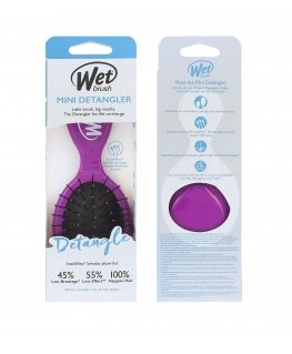 Wet Brush Mini Detangler Hair Brush Purple