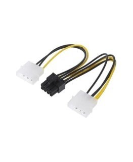 Adapter 2x Molex | PCI-Express 8-pin Akyga AK-CA-29
