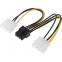 Adapter 2x Molex | PCI-Express 8-pin Akyga AK-CA-29 Adapter 2x Molex | PCI-Express 8-pin Akyga AK-CA-29