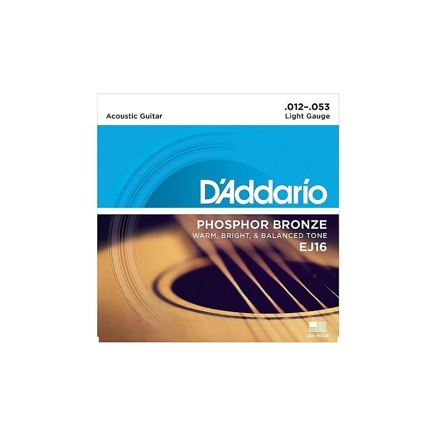 Stygos akustinei gitarai D'Addario EJ16 .012
