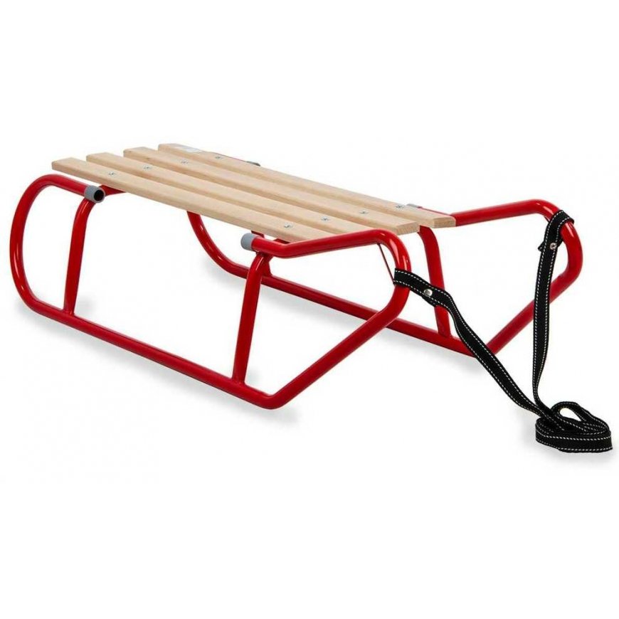 Metal sled Enero, red – 4