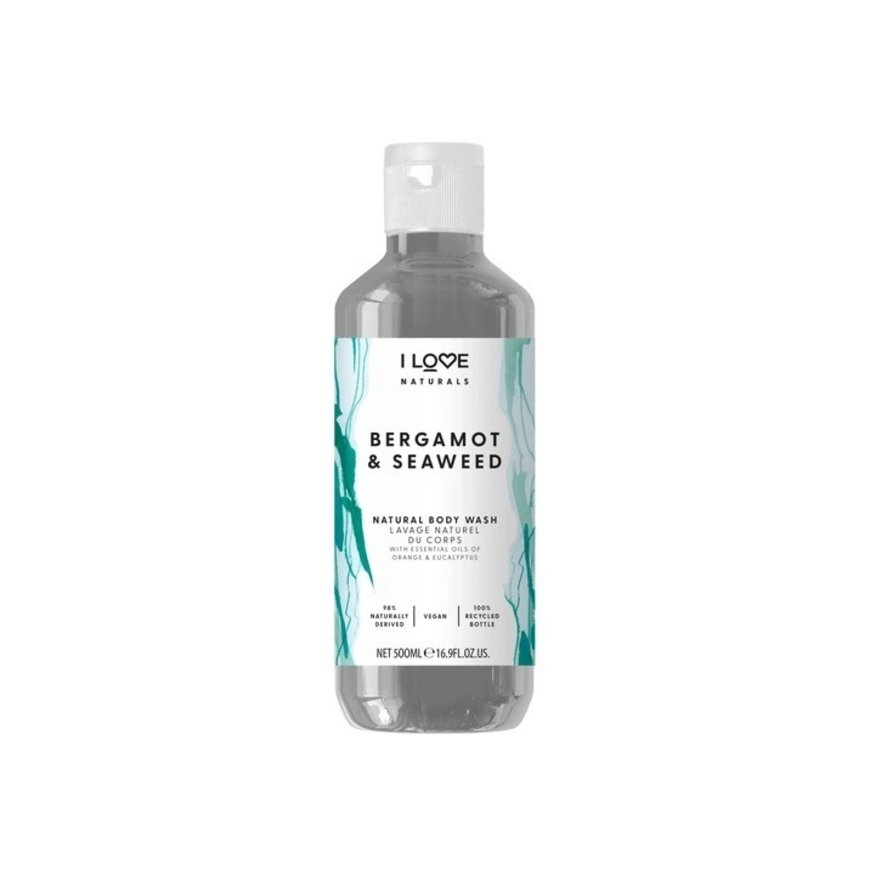 I Love, Naturals Collection, Vegan, Nourishing, Lime, Ginger & Cardamom, Body Wash, 500 ml