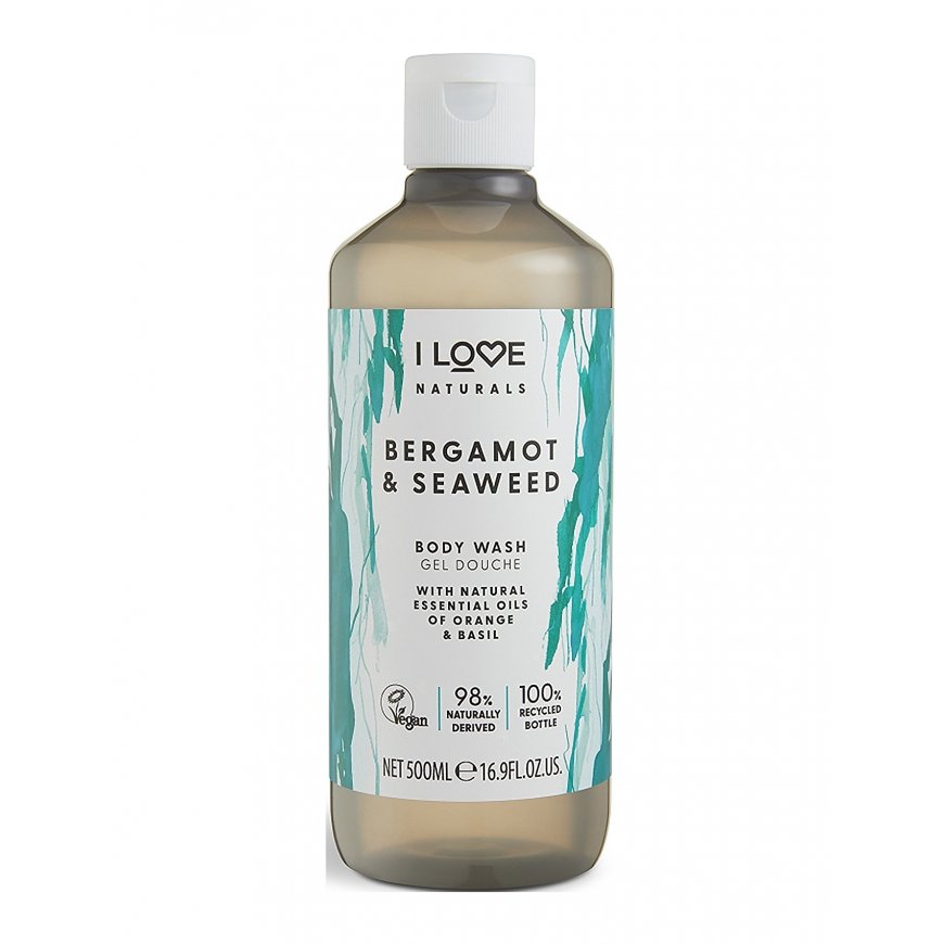 I Love, Naturals Collection, Vegan, maitininantis, Lime, Ginger & Cardamom, Kūno prausiklis, 500 ml – 2