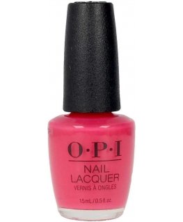 Opi Nail Lacquer Esmalte De Uñas Duración Hasta 7 Días Charged Up Cherry, 15 ml