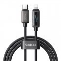 Mcdodo CA-2630 USB-C to Lightning cable, 36W, LED display, 1.2m Mcdodo CA-2630 USB-C to Lightning cable, 36W, LED display, 1.2m