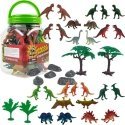 Dinosaurs Figures Large Set in Jar + Accessories 40 Pcs 5-13 cm Boley Dinosaurs Figures Large Set in Jar + Accessories 40 Pcs 5-13 cm Boley