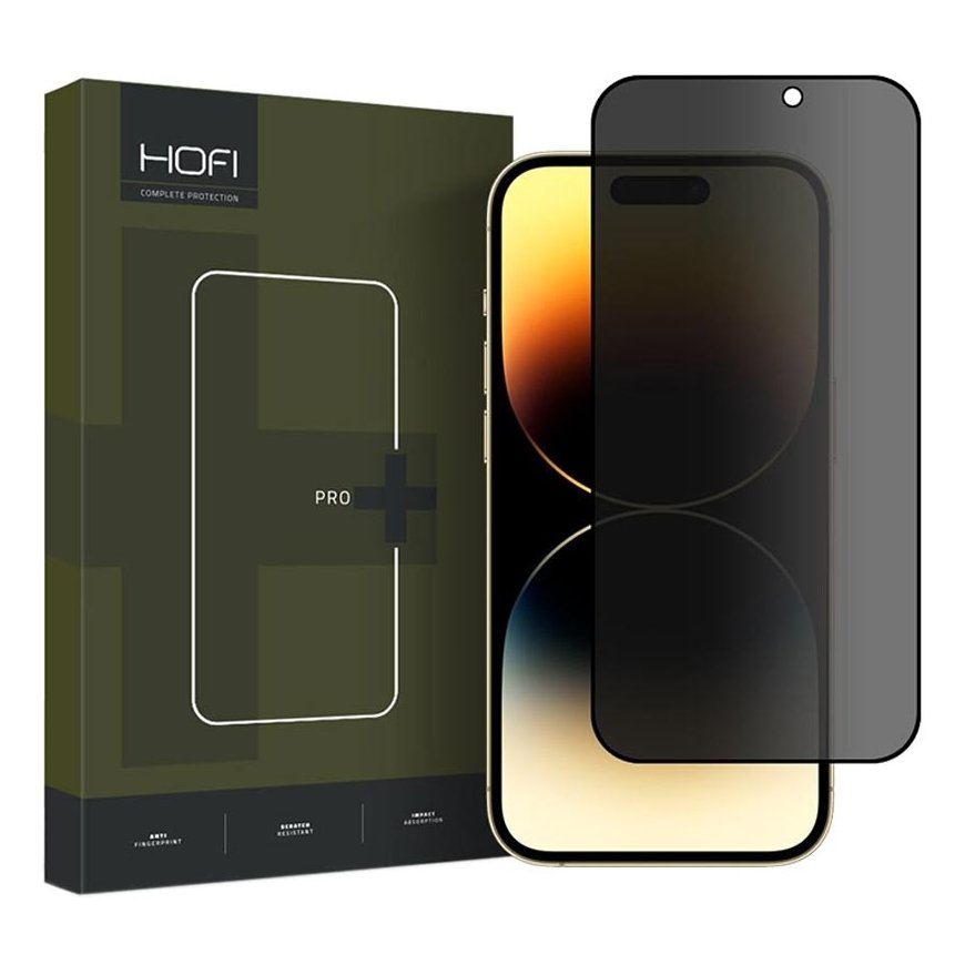 PRIVACY GLASS HOFI ANTI SPY GLASS PRO+ IPHONE 15 PRO MAX PRIVACY