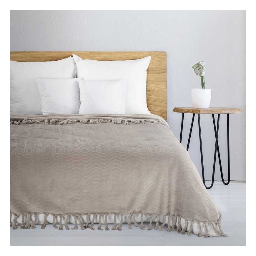 Eurofirany BLANKET/EMMA/BEIGE 150X200 BEIGE