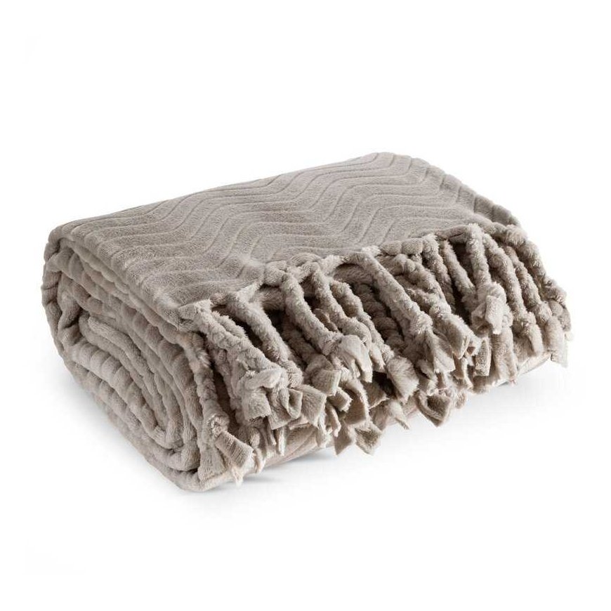 Eurofirany BLANKET/EMMA/BEIGE 150X200 BEIGE – 2