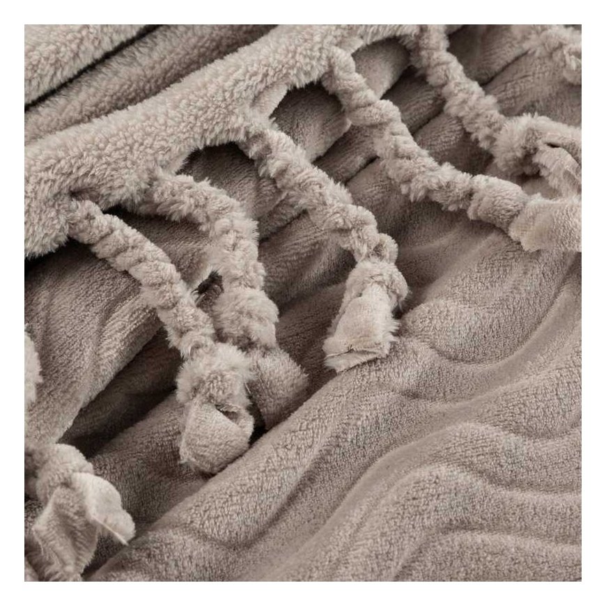 Eurofirany BLANKET/EMMA/BEIGE 150X200 BEIGE – 5