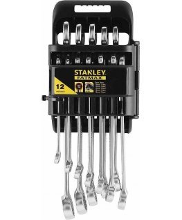 Stanley Flat socket wrenches 8-19mm 12 pcs.