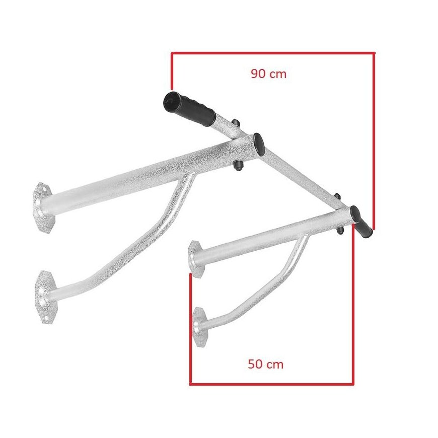 Wall-mounted transverse SANRO SAN-1 white, up to 120 kg – 2