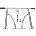 Wall-mounted transverse SANRO SAN-1 white, up to 120 kg