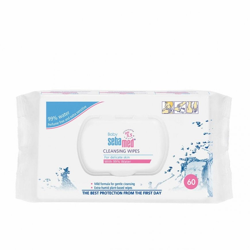 Sebamed baby cleaning wipes 60 pcs
