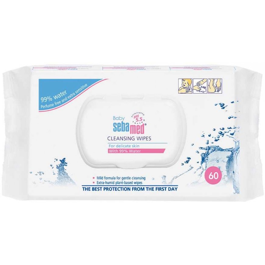 Sebamed baby cleaning wipes 60 pcs – 3