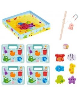 Tooky Toys Žaidimas Žvejyba“. Lavina vikrumą ir miklumą.