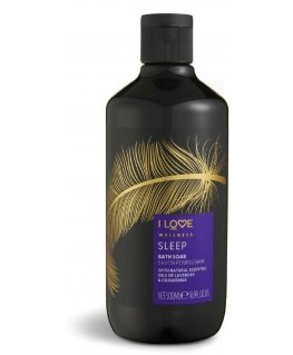 I Love, Wellness Sleep, Essential Oils, Nourishing & Moisturizing, Chamomile & Lavender, Bath Soak, 500 ml
