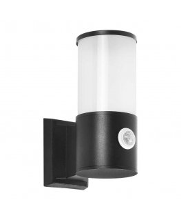 Wall lamp Orno DALIA oprawa ogrodowa with motion sensor, E27, max. 15W, IP54, black
