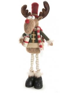 Eurofirany SW/REINDEER/11/A 19X17X38 GREEN+BEIGE
