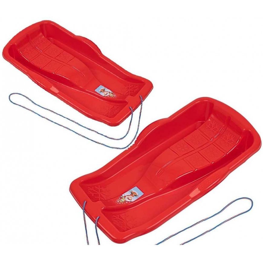 Enero Sleds PLASTIKOWE CZERWONE 1064819