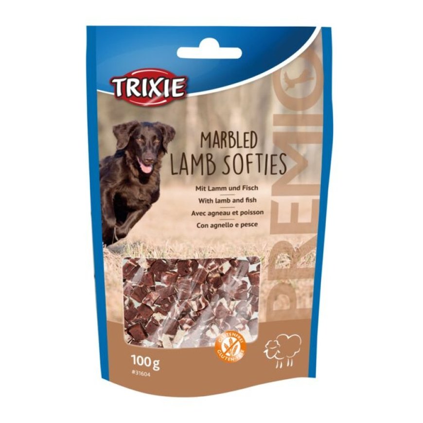 Treats for dogs - Trixie Marbled Softies with lamb and fish 100g