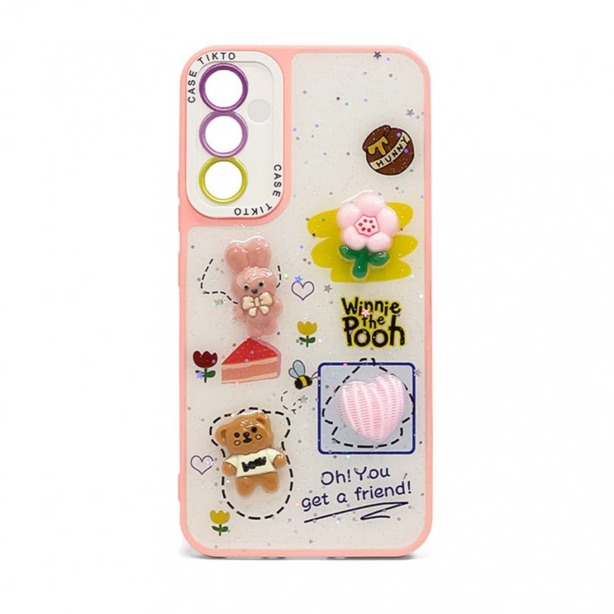 Apple iPhone 15 Pro Max EPOXY CARTOON COVER Pink