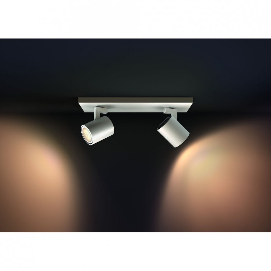 Philips Hue White Amb. Runner Spot 2 flg. White 2x350lm incl. dimmer switch – 2