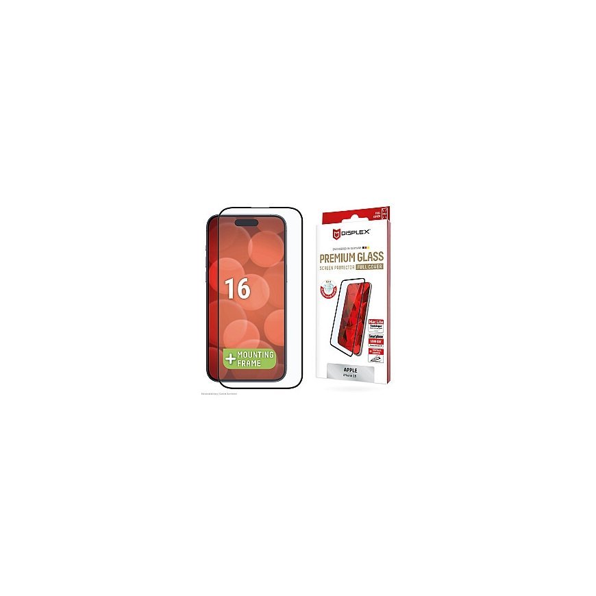 BlueO 5D Mr. Monkey tempered glass with frame Apple iPhone 16 Pr