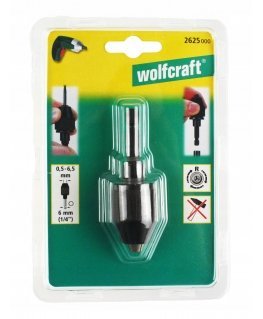 Uchwyt wiertarski szybkomocujący Wolfcraft 0,5-6,5 mm