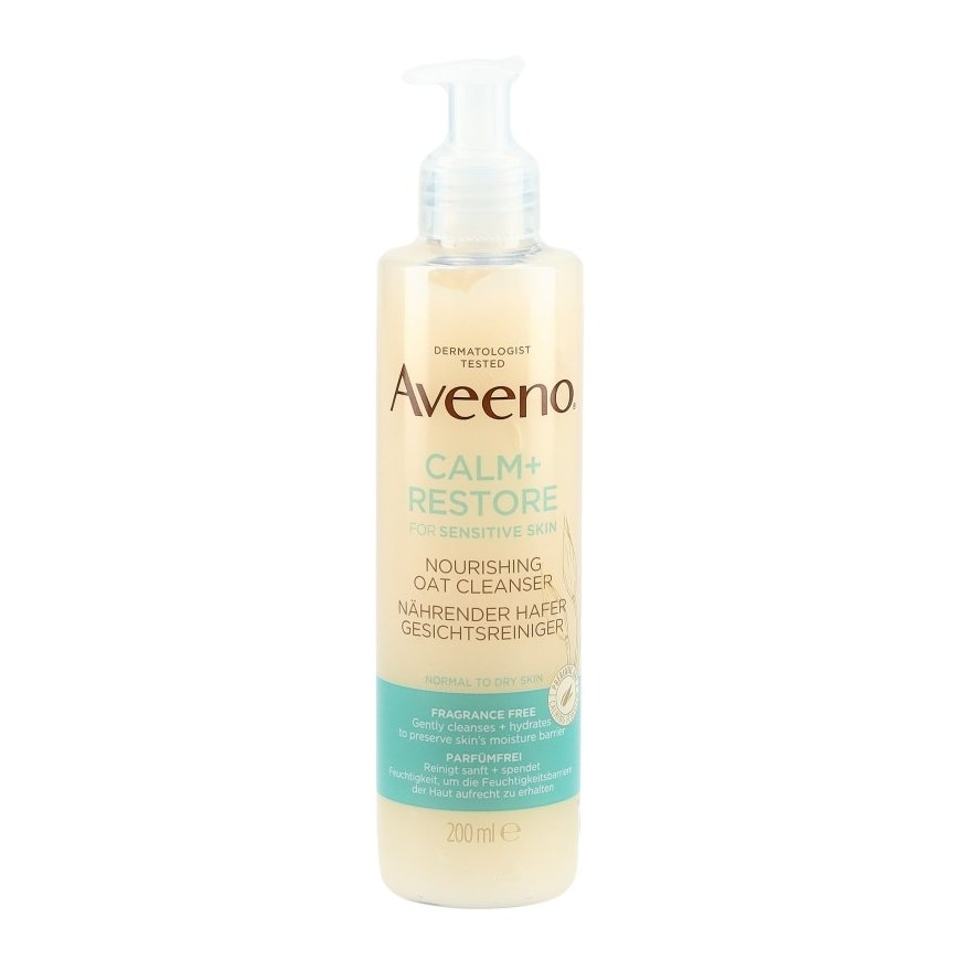 Aveeno Calm + Restore Nourishing Oat Cleanser Cleansing Cream