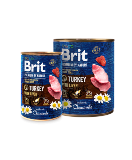 BRIT Premium olemuselt Juunior Türgi maksaga - märg koeratoit - 400g