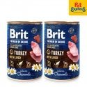 BRIT Premium olemuselt Juunior Türgi maksaga - märg koeratoit - 400g BRIT Premium olemuselt Juunior Türgi maksaga - märg koeratoit - 400g