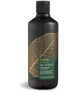 I love I Love, Wellness De-Stress, Vegan, Rosemary, Eucalyptus and Lemongrass, Cleansing, Shower gel, For all skin types, 500 ml