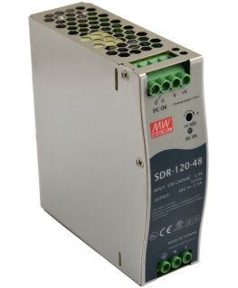 Inny Power source impulsowy na szynę DIN Pulsar SDR-120-48