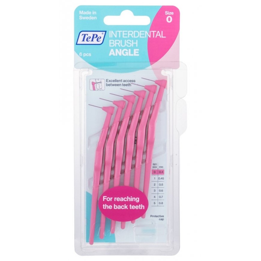 TePe Angle interdental brushes 0,4mm 6 pcs