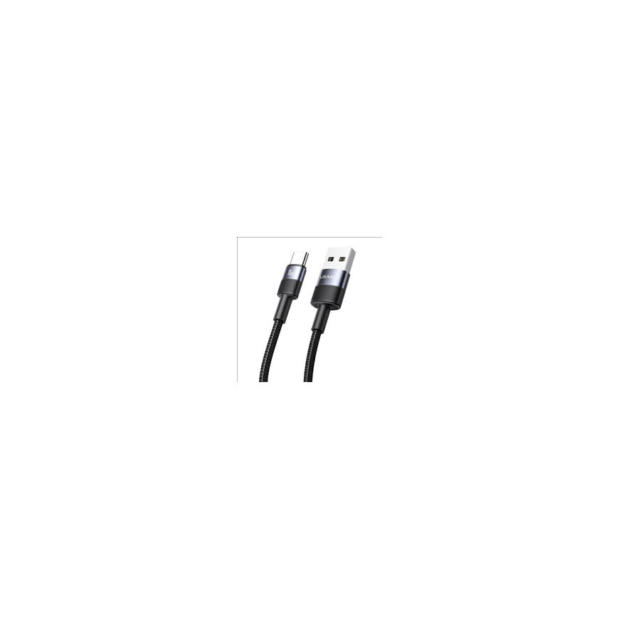 USAMS Kabel USB na USB-C 3A 1,2 Fast Charging stalowy|tarnish SJ