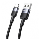 USAMS Kabel USB na USB-C 3A 1,2 Fast Charging stalowy|tarnish SJ USAMS Kabel USB na USB-C 3A 1,2 Fast Charging stalowy|tarnish SJ