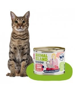 ANIMAL ISLAND Everyday Turkey and lamb - wet cat food - 200g
