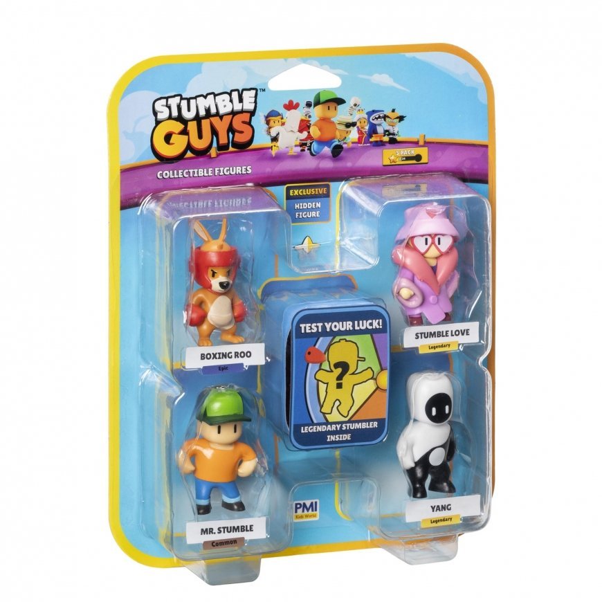 STUMBLE GUYS Figurines 5-pack, 6 cm – 3