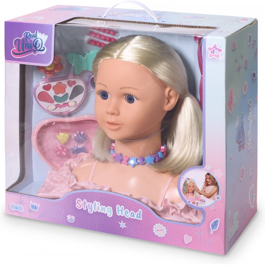 Real UniQ Styling Head - kampauspää, meikit ja hiustarvikkeet – 3