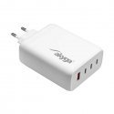 Wall charger Akyga AK-CH-24 140W 3x USB-C + USB-A PD GaN 5-28V |