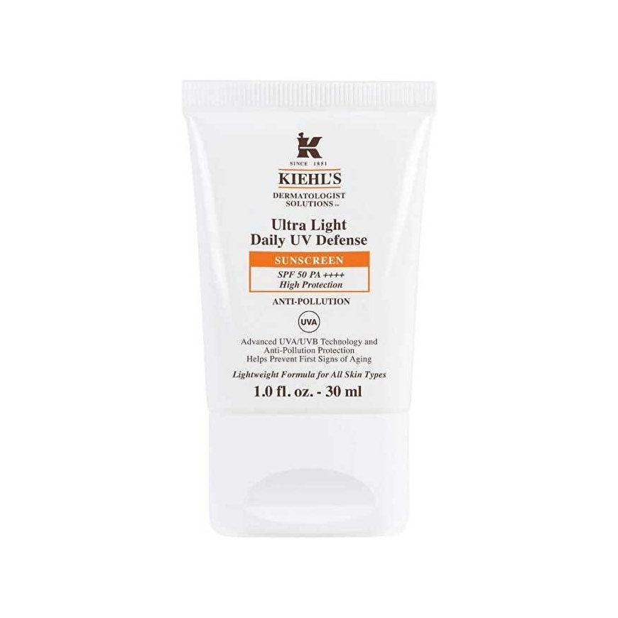 Kiehls Ultra Light Daily UV Defense Cream SPF 50 - Light protective skin cream - 30 ml