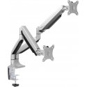Mozi Dual Display Gas Spring Desk Stand -pöytäjalka kahdelle näytölle Mozi Dual Display Gas Spring Desk Stand -pöytäjalka kahdelle näytölle