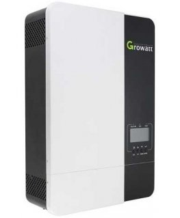 Inverteris GROWATT SPF3500ES, 3.5kW, 1-fazis, 48V, 80A MPPT, 450V