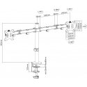 Mozi Dual Display Desk Stand for two screens Mozi Dual Display Desk Stand for two screens