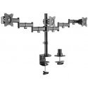 Mozi Triple Display Desk Stand -pöytäjalka kolmelle näytölle Mozi Triple Display Desk Stand -pöytäjalka kolmelle näytölle